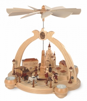 Müller Seiffen Pyramide "Alt Dresden" Spitzbogen